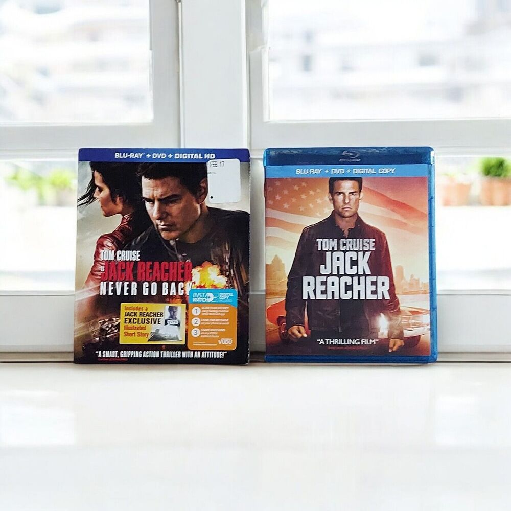 2 Jack Reacher Blu-rays Rated PG 13